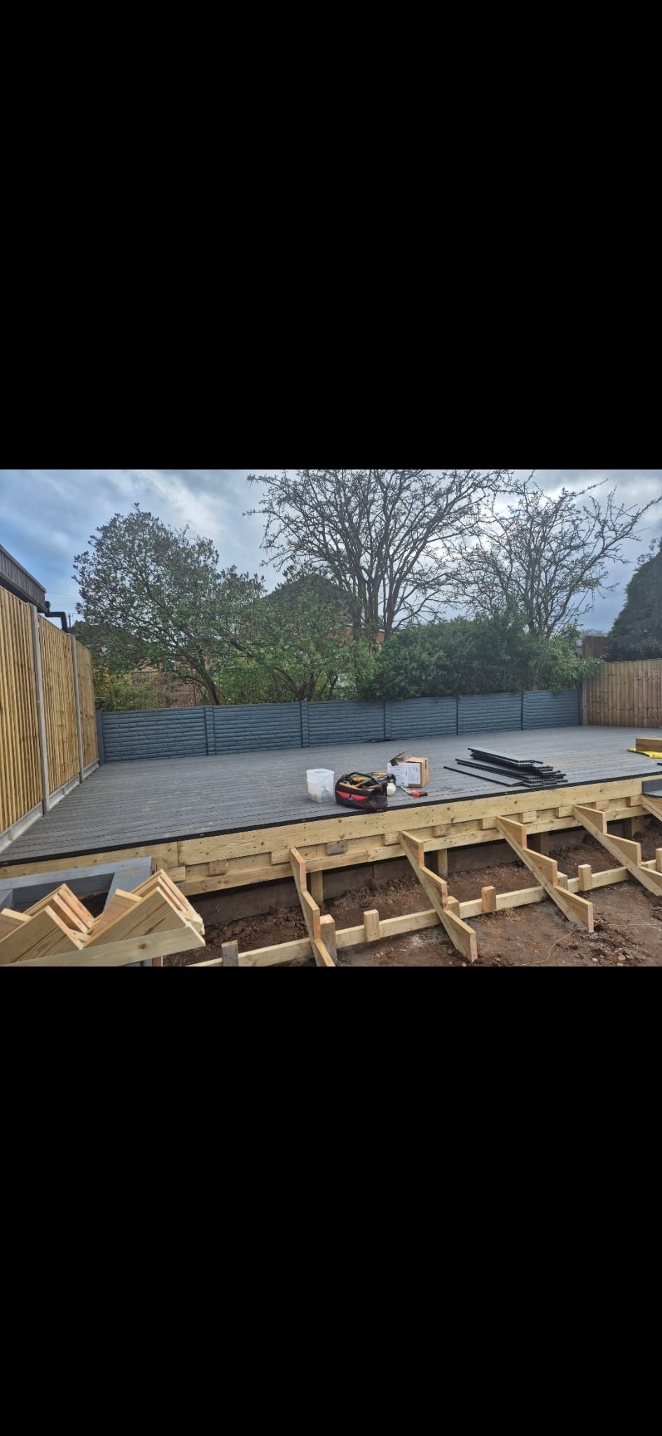 Garden decking area